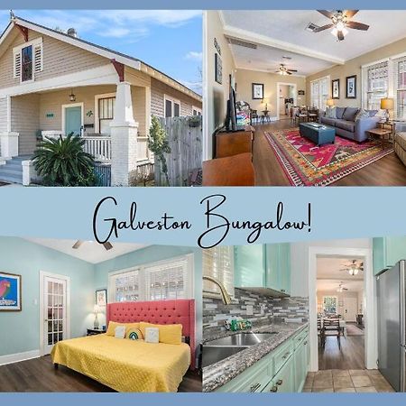 Beachy Bungalow! 2Bd, King Bed Galveston Exteriör bild